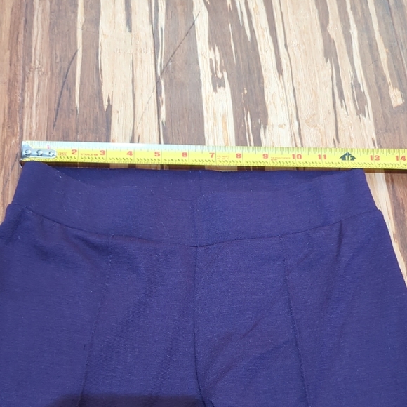 LAST CHANCE or CHARITY Connection 18 Grape Purple Seamed Leggings - Picture 4 of 5